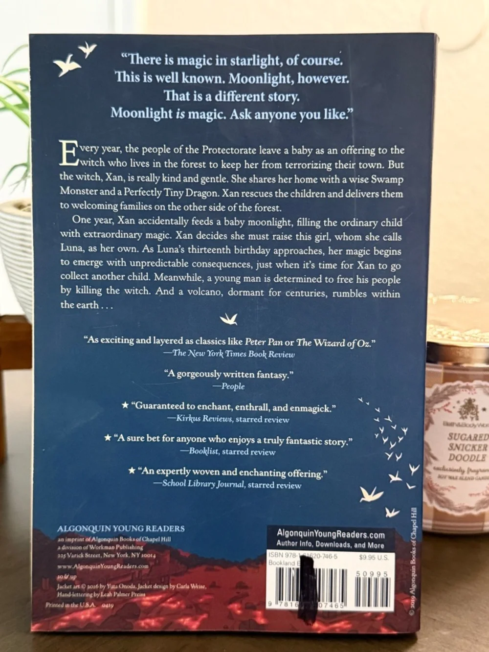 The Girl Who Drank the Moon Book